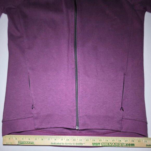 Kirkland Signature Womens Purple Full Zipped Exercise Jacket Size XL - Picture 6 of 12